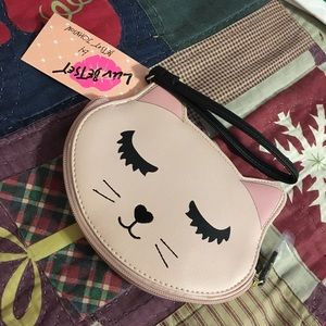 Betsey Johnson Sleeping Kitty Wristlet